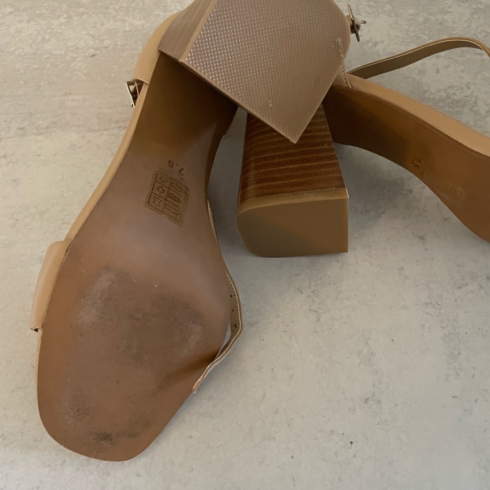 Jeffrey Campbell Pop Star Sandal 7.5 Natural - Picture 4 of 4